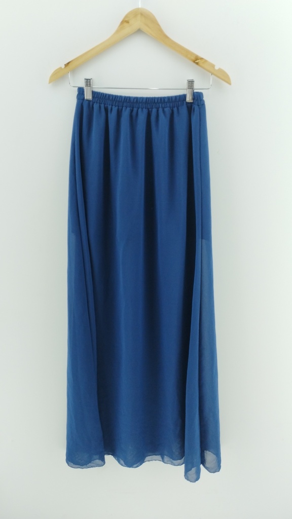 Falda azul midi T:2