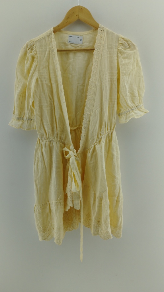 Vestido crudo cruzado T:32 ASOS