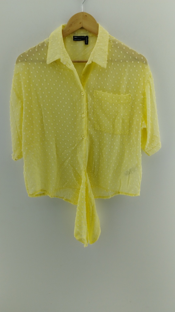 Camisa amarilla translucida ASOS T:36