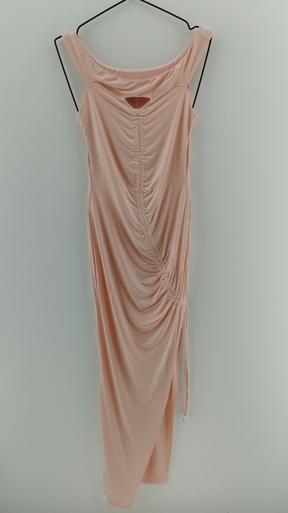 Vestido rosa con tajo ASOS "jaded rose" T:U