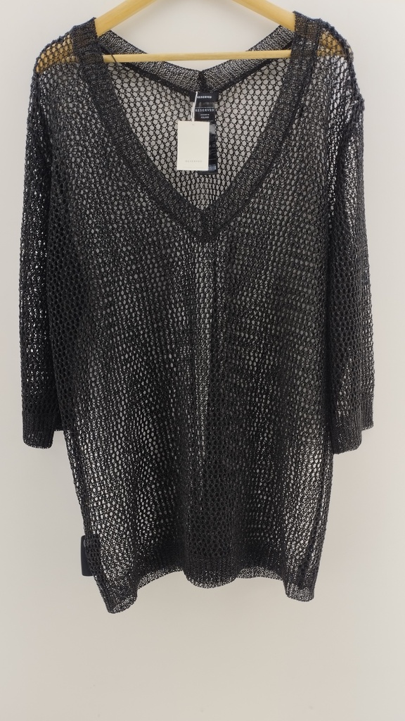 Remera tejida negra RESERVED T:U