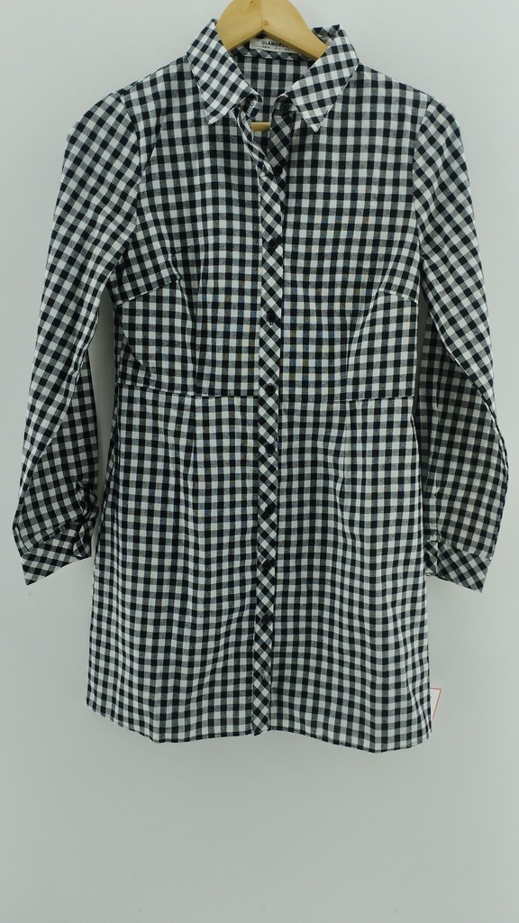 Vestido cuadrille blanco y negro GLAMOROUS T:40