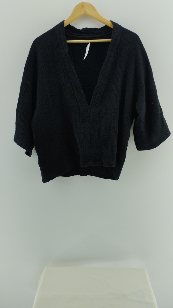Blusa negra de muselina ULTRA T:3