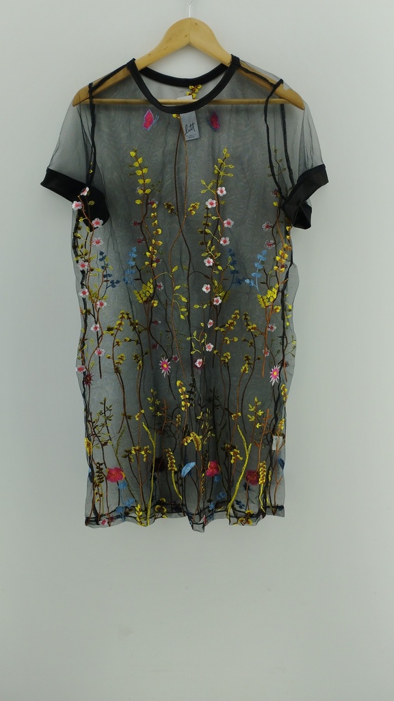Vestido tul bordado flores T: M/L
