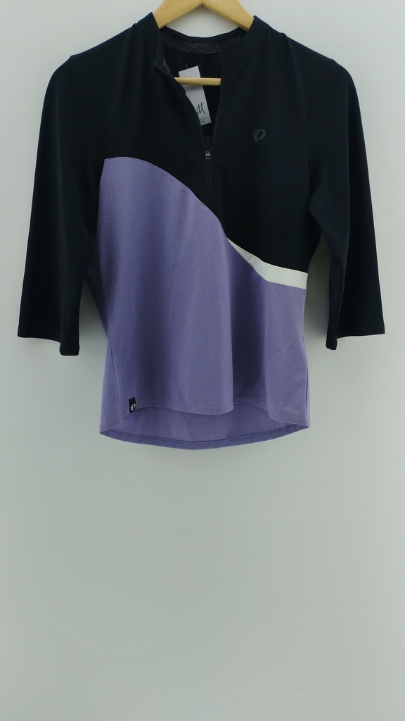 Remera deportiva mangas bicolor negro y lila PEARL IZUMI T:M