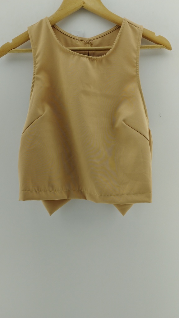 Blusa beige moño trasero T:2