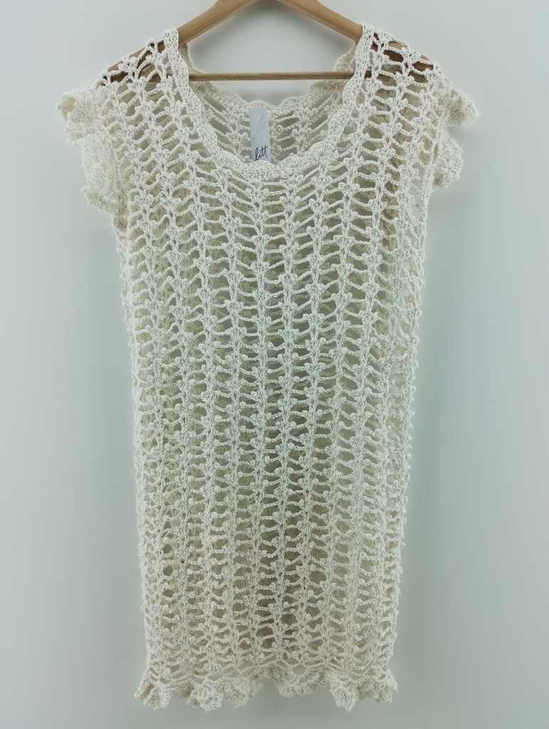 Vestido tejido blanco T:2