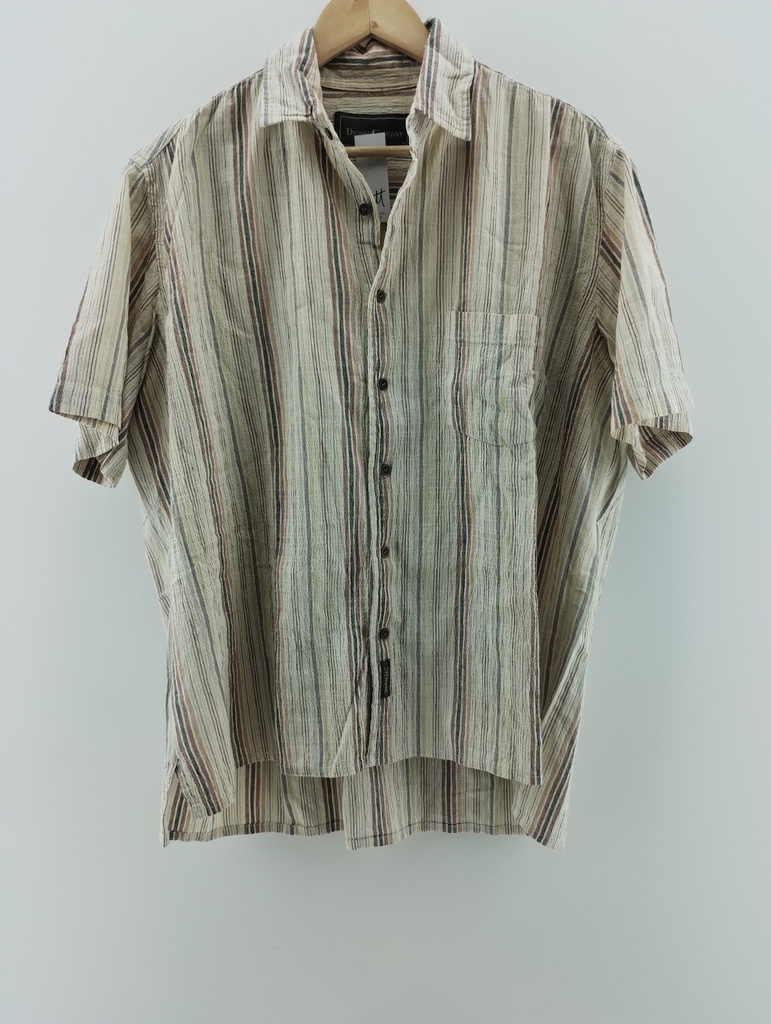 Camisa beige rayas verticales DIONNE COMPANY T:M