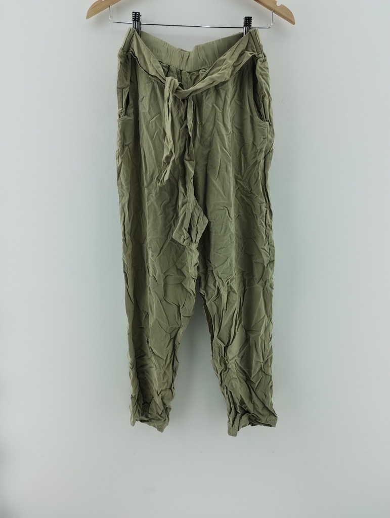 Pantalón verde tela liviana VALYLA T:M