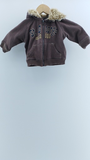 [21-7] BUZO MARRON Talle: 9-12 M