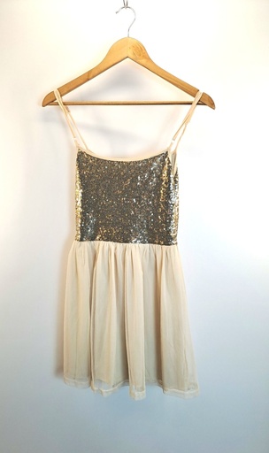[1188-15] VEST MUSC LENTEJUELAS Y TUL