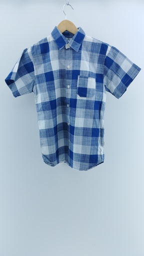 [1334-42] CAMISA COFFEE CUADRILLE T:12