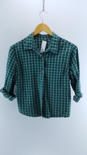 [1359-13] CAMISA CUADRILLE VERDE T:2
