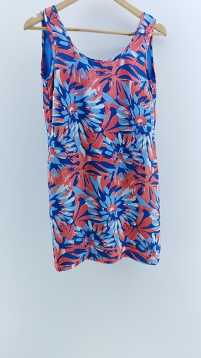 [1398-12] VESTIDO FLORES