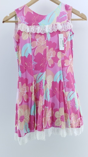 [1437-98] VESTIDO LUNA SOL FLOREADO ROSA