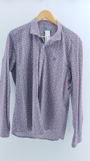 [1489-7] CAMISA HIJOS DEL REY T:XL FLORES