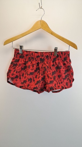 [1572-4] SHORT DEPORTIVO ROJO Y NEGRO