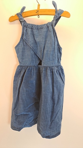 [1722-13] VESTIDO ZARA DENIM T8