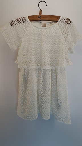 [1722-17] VESTIDO T6 ENCAJE ZARA