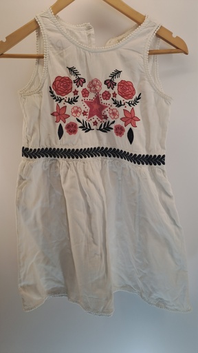 [1722-129] VESTIDO WANAMA T14 BORDADO