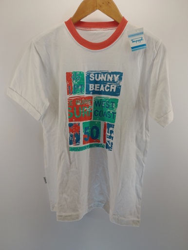[PO1353-05] REMERA BLANCA LE PUPPET T:14