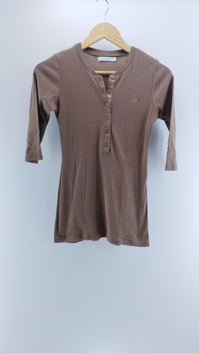 [P01773-05] BLUSA MARRÓN COMO QUIERES T:40