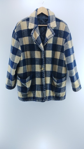 [P01824-02] CARDIGAN BEIGE AZUL CHOCOLATE T:M