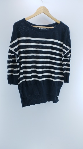 [P01906-03] SWEATER BLANCO AZUL ZARA KNIT T:M