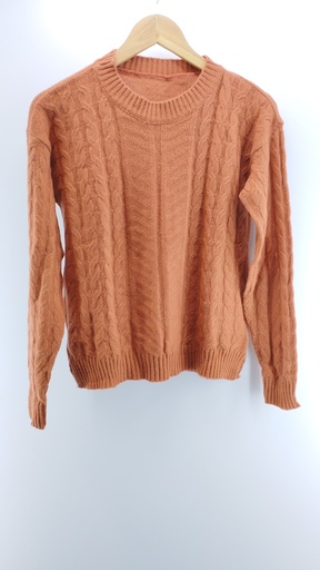 [P01937-32] SWEATER MARRÓN BEIGE T:3