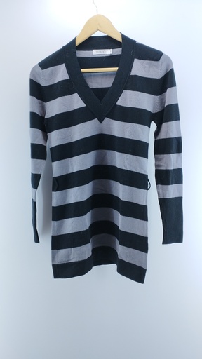 [P01974-03] SWEATER A RAYAS MULTICOLOR SILENZIO T:S