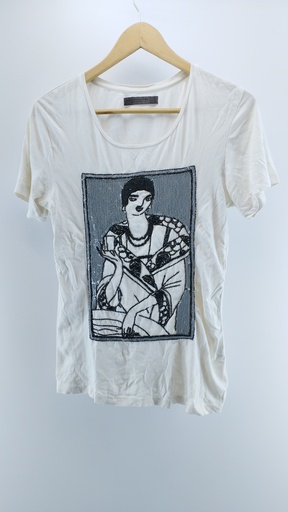 [P01980-01] REMERA BLANCA Zara collection T:L