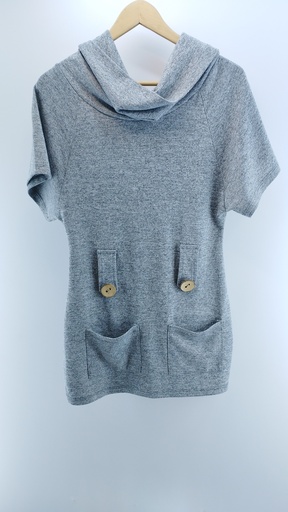 [P02068-07] CHALECO GRIS T:M
