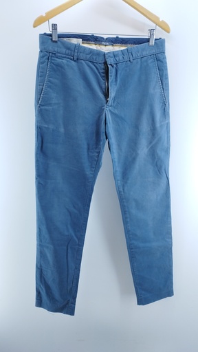 [P02078-03] PANTALÓN CELESTE MANGO T:40
