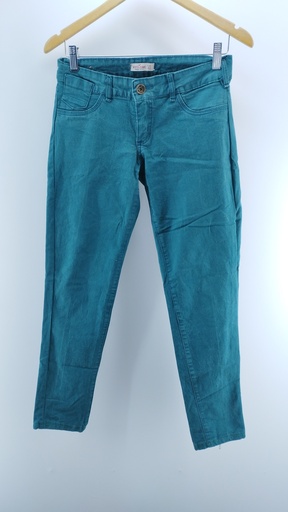[P02118-07] JEANS VERDE Vertu jeans T:42
