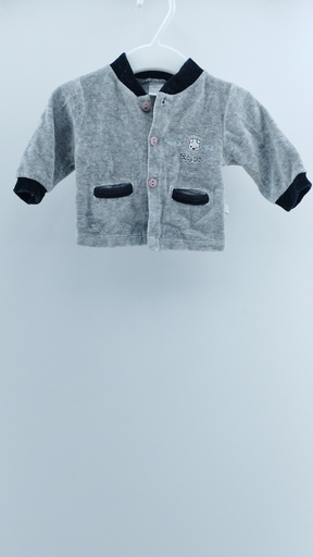 [P02247-05] CAMPERA GRIS Baby skin T:0