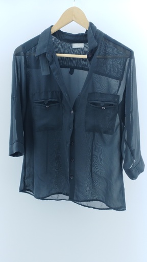 [P02302-07] CAMISA AZUL ID T:M