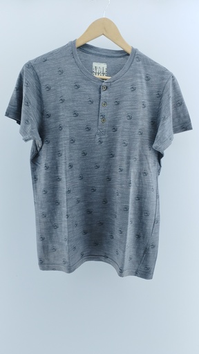 [P02303-02] REMERA CELESTE AMERICANINO T:M