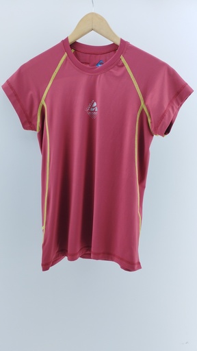 [P02408-09] REMERA MAGENTA TREVO T:L