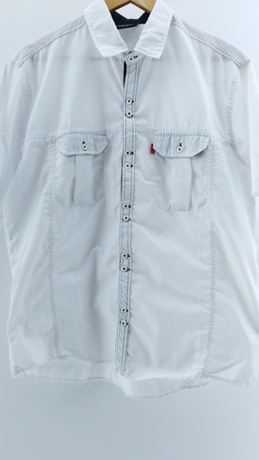 [P02533-03] CAMISA BLANCA WRGE JEANS T:L