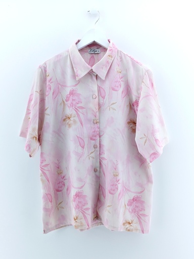 [P02718-07] CAMISA ROSA MULTICOLOR T:5