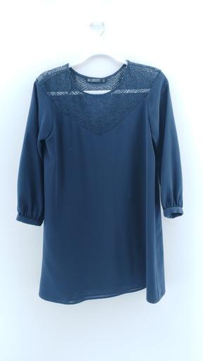 [P02776-31] BLUSA AZUL ZARA BASIC T:M