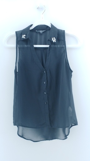 [P02776-61] CAMISA NEGRO TALLY WEIJL T:38