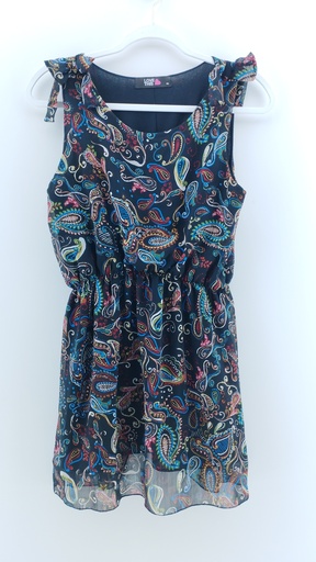 [P02821-02] VESTIDO MULTICOLOR LOVE THIS T:40