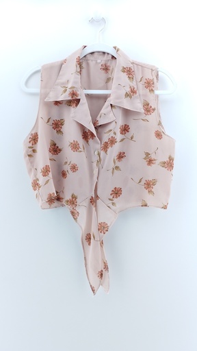 [P02835-04] CAMISA ROSA BEIGE T:3