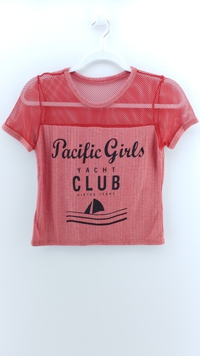 [P02864-06] REMERA ROJO NEGRO KIETOS T:S