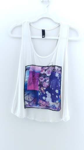[P02866-08] MUSCULOSA MULTICOLOR BLANCO T:M