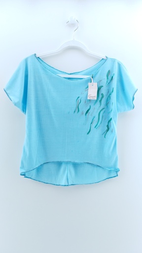 [P02866-11] REMERA CELESTE QUERIDA T:L