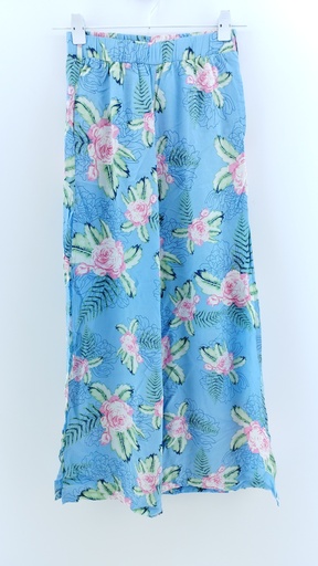 [P02897-05] PALAZZO MULTICOLOR CELESTE T:36