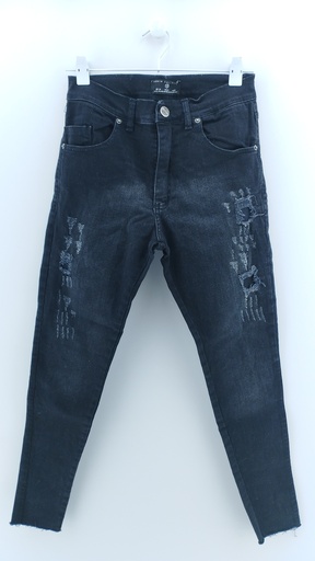 [P02899-04] JEANS NEGRO DENIM T:40