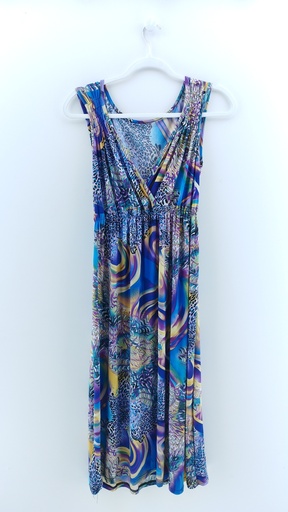 [P02913-03] VESTIDO MULTICOLOR O'MAS T:L